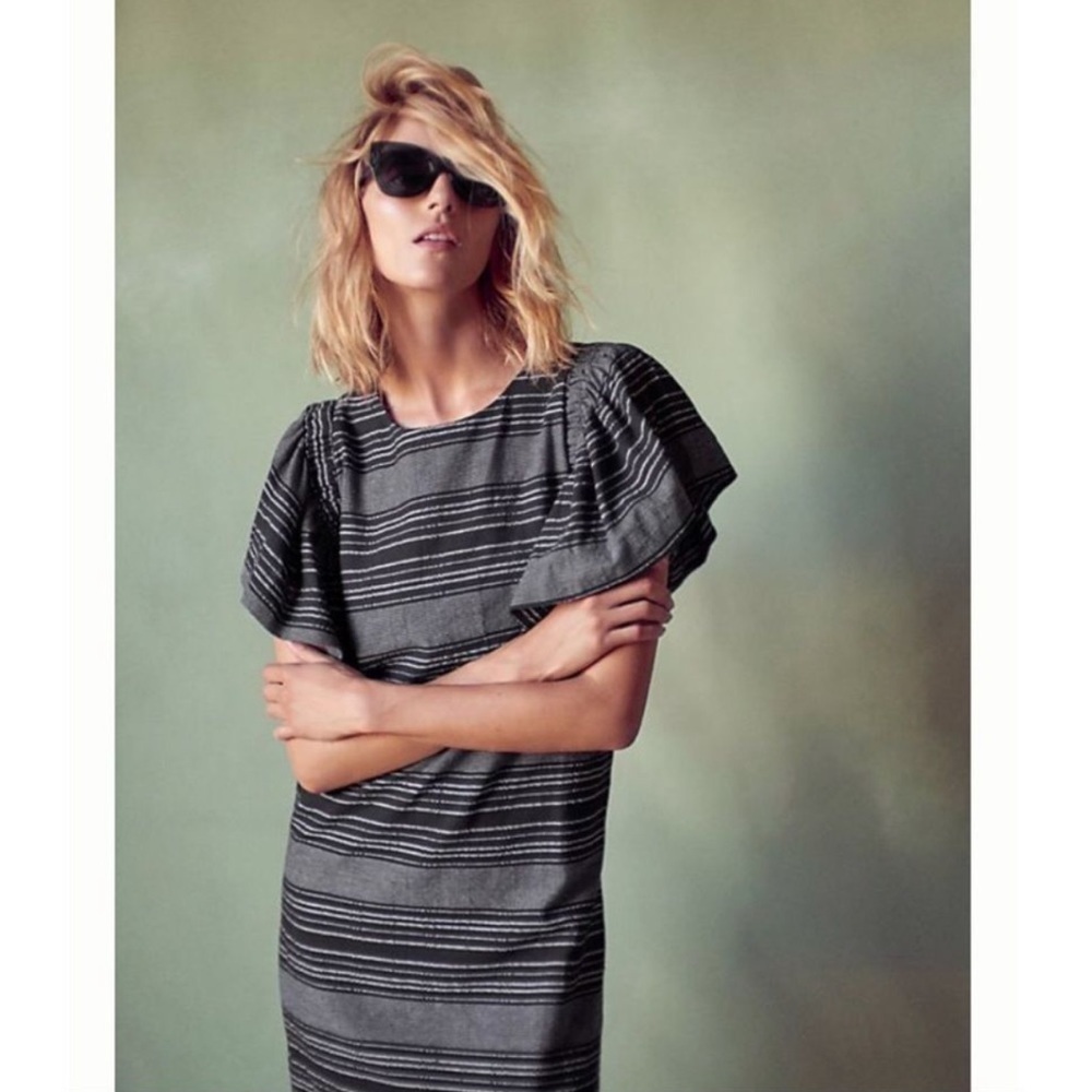 Anthropologie striped tunic dress